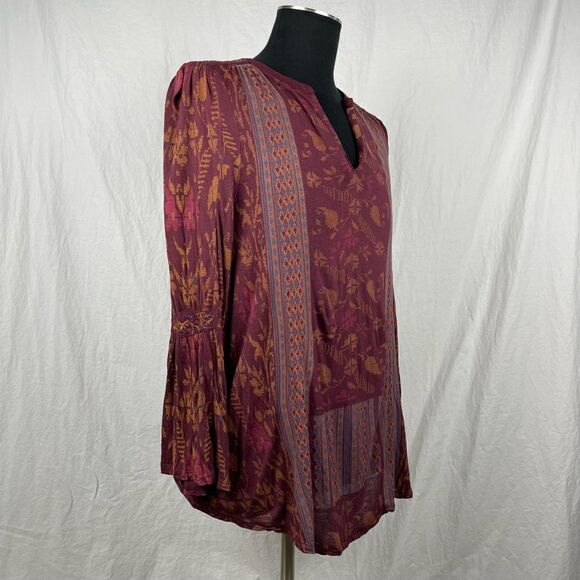 Lucky Brand Lightweight Western Embroidered Blouse - Women’s 2X - Picture 2 of 8